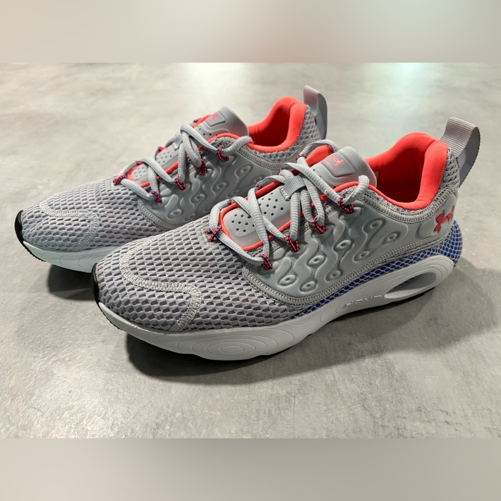 Under Armour Women’s HOVR Revenant Running Shoes Halo Gray Royal Size 7.5/38.5